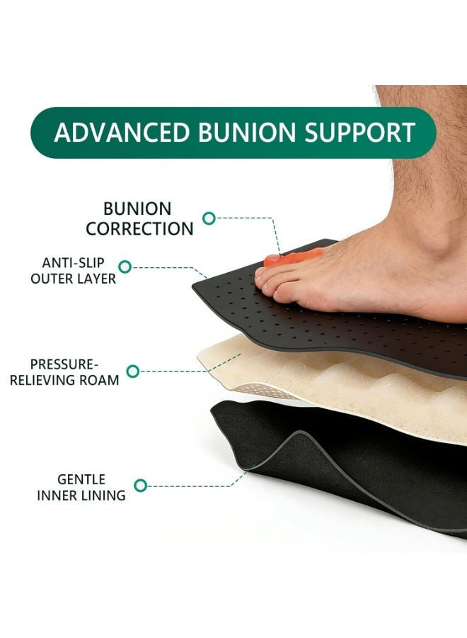 عبوتان من مصحح إصبع القدم الكبير، مقوّم البونيون، دعامة البونيون لتخفيف آلام القدم الناتجة عن انحراف الإصبع الكبير للنساء والرجال، مصحح البونيون القابل للتعديل، دعامة ليلية للبونيون - Image 5